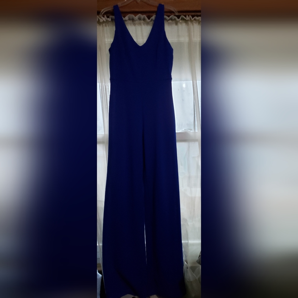 Crystal sky royal blue jumpsuit